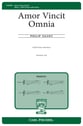 Amor Vincit Omnia SATB choral sheet music cover